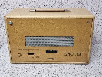 ☆ starožitné elektronkove radio Tesla 3101B / TOP STAV - 8