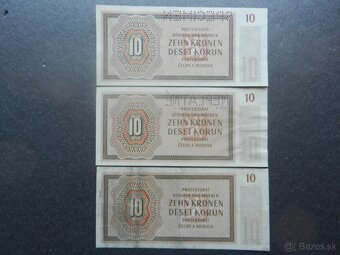 Bankovky Protektorát perforované a neperforované - 8