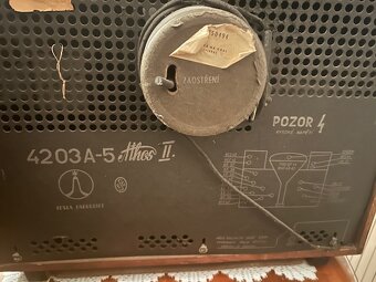 Predám historický televízor Tesla4203A Athos - 8