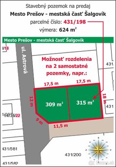 Lukratívny stavebný pozemok | 624 m² - Prešov - 8