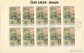 Poštové známky, filatelia: ČSSR, desaťbloky PRO - 8