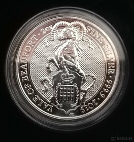 Strieborné mince séria Queen's beast - 8