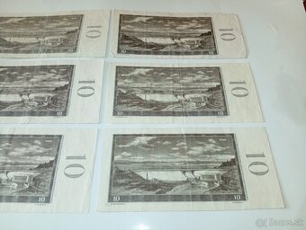 BANKOVKY 10 KČS 1960, 5 RŮZNÝCH SÉRIÍ, PĚKNÉ STAVY - 8