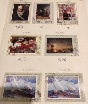 Umenie na známkach - 8