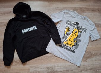 Nové chlapčenské/ pánske Fortnite mikiny a tričká 170/176, S - 8