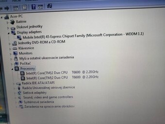predám notebook Acer extensa 5635 / 4gb ram /250gb hdd/ - 8