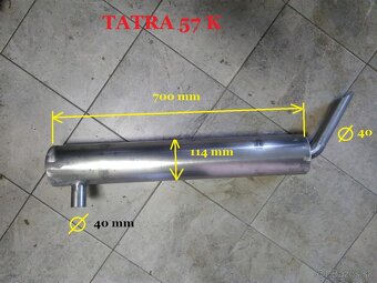 Výfuk Tatra 75, 57 A,B.K - 8