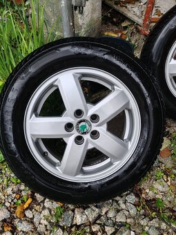Škoda 5x100 R15 original sada - 8