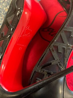 Christian Louboutin - sieťované lodičky - 8