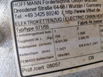 stlpový žeriav Demag 2 t - 4 m - 8