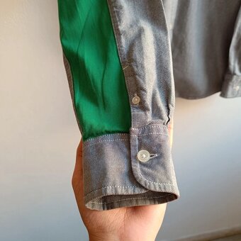 Carhartt L/S Alpha shirt sivá košeľa s dlhým rukávom M - 8