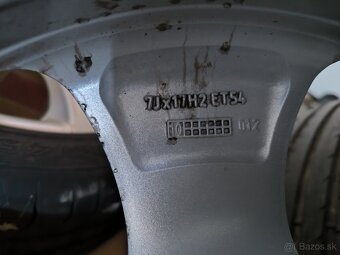 Elektróny 5x112 r17 + letné gumy 225/45 r17 - 8
