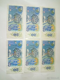 BANKOVKY 20 KČS 1988, OBĚ VYDANÉ SÉRIE - 8