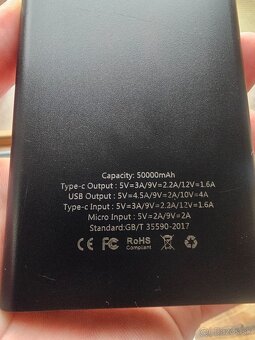 Na predaj powerbanka xiaomi 50000mah 3x nabíjania. - 8