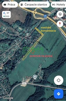 Na predaj rekreačný pozemok, so stavebným investičným potenc - 8