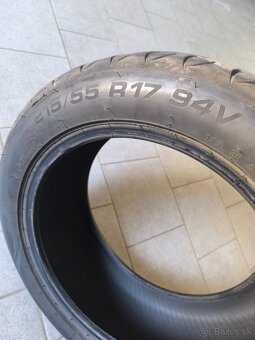 Predám letné pneumatiky 215/55 r17 - 8