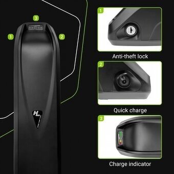 Batéria na elektrobicykel - 36V 7.5 Ah Li-Ion, 270 W - 8