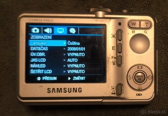 Predám dig. fotoaparát SAMSUNG D760 - 8