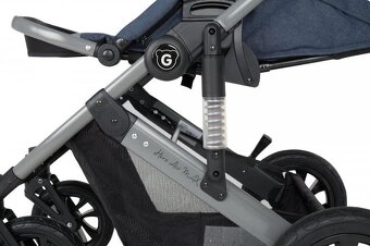 Kombinovaný kočárek HERO Air Max, G-mini, MODRÁ + ŠEDÁ, NOVÉ - 8