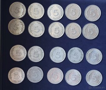 Zbierka mincí - Tunisko, Taliansko, Kanada, striebro ostrovy - 8
