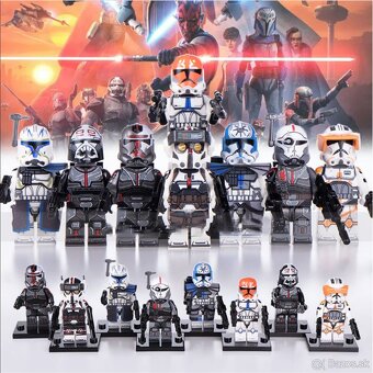 Rôzne figúrky Star Wars 5 (8ks) typ lego - nové - 8