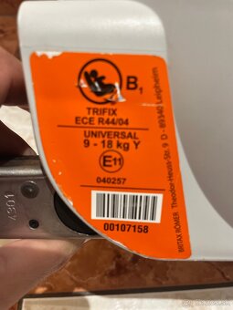 Predám detskú autosedacku Britax Römer - 8