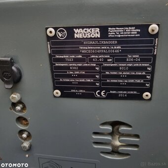 Wacker Neuson 8 tonové pásové rýpadlo 75Z3 - kompletná sada - 8