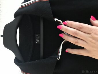 GUCCI black pánske polotricko L/XL - 8