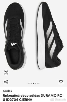 Ľahučké tenisky Adidas Duramo veľkosť 41 1/3 - nové - 8