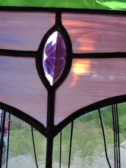 Dvere s vitrážou a zárubňou - 8