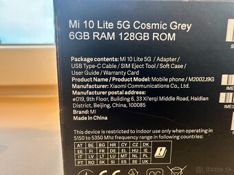 Xiaomi Mi 10 Lite 5G 6GB RAM 128GB - 8