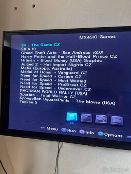 Playstation 2 slim FCMB + 64Gb karta plna hier - 8