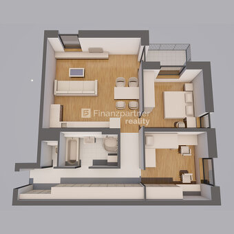 3 izbový byt 78,3 m² v novom projekte, Mlynárce, Nitra - 8