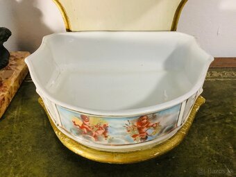 Starožitná nástěnná porcelánová fontána Francie - 8