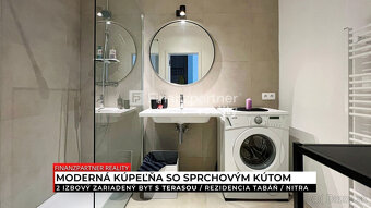 Prenájom - zariadený 2 izbový byt, Rezidencia Tabáň, Nitra - 8