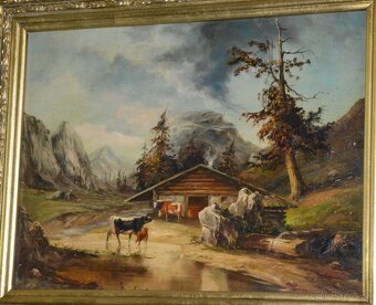 Obraz - V podhůří - olej na desce - 8