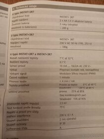 Termostat na kotol protherm ,Instat+2R7 - 8
