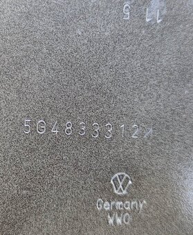 VW Golf 7 VII hatchback prave zadné dvere 5g4 zadny naraznik - 8