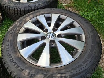 16" ALU 5x112 orig VW a iné + zimné 215/60 r16 8,5mm TOP - 8