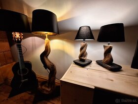Art umelecká výroba..drevená lampa, svietidlo - 8