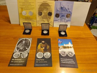Predám Slovenské strieborné pamätné mince 2009-2020 - 8