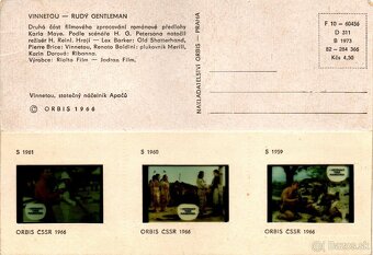 WINNETOU POHLADNICE S DIAPOZITIVMI - 8