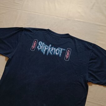 Slipknot čierne tričko s potlačou rock metal deathmetal XL - 8