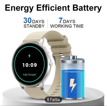 GWENLAND 3,71 cm HD dotyková inteligentná hodinky - bezdrôto - 8