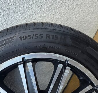Zimná sada 5x100 195/55 R15 Barum Polaris 5 VW SKODA SEAT - 8