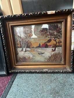 Staré gobelíny a olejomaľby - 8