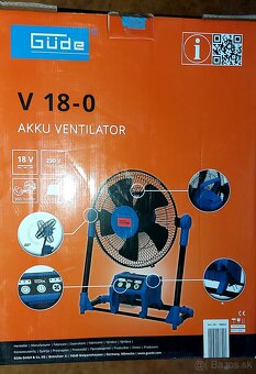 Akú ventilátor - 8