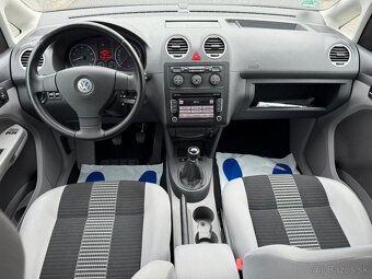 ► VW CADDY 1,6 MPI STYLE LIFE - 75 kW, PARK. SENZORY ◄ - 8