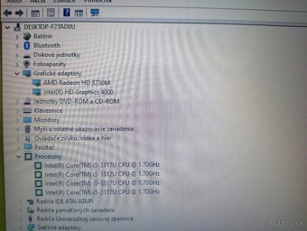 predám 17" ntb DELL / Intel core i5 / 16gb ram / ssd - 8