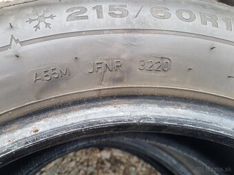 215/60 r16 zimné pneumatiky 2ks Dunlop DOT2020 - 8